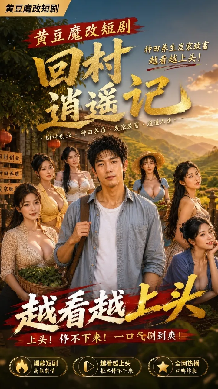 短剧《回村逍遥记》封面图